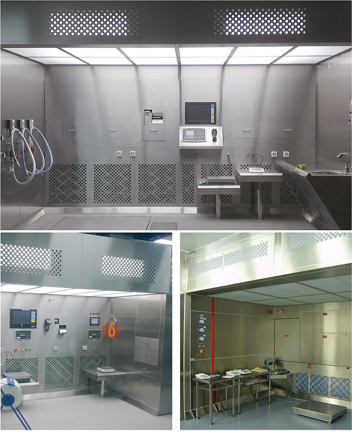 負壓稱稱量罩通過創造一個低氣壓的環境，防止生產過程中的粉塵、揮發物等有害物質逸散到外界環境中，同時確保稱量結果的準確性。